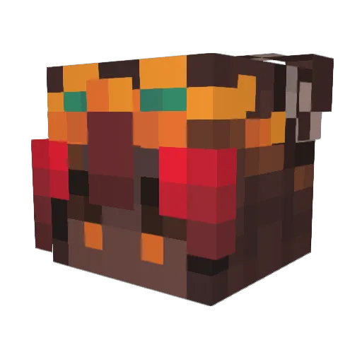 Etzel204 Minecraft avatar head, 3D render
