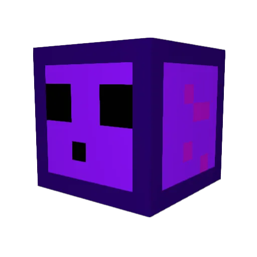 Etzio7 Minecraft avatar head, 3D render