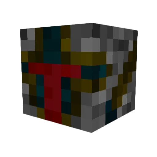 Eu5h Minecraft avatar head, 3D render