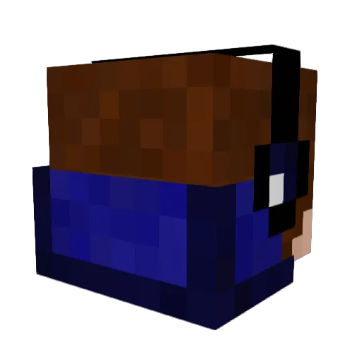 EuMayron Minecraft avatar head, 3D render