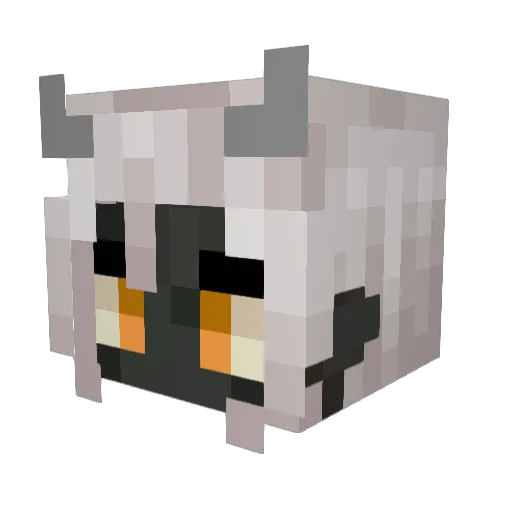 EuSouYomi Minecraft avatar head, 3D render