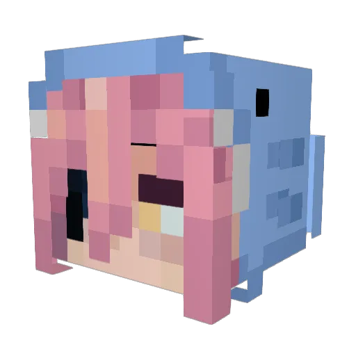 EuSunt111 Minecraft avatar head, 3D render