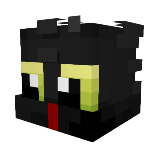 EuTiago_ Minecraft avatar head, 3D render