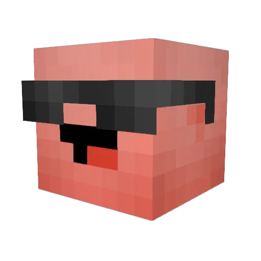 Eu_Lee Minecraft avatar head, 3D render