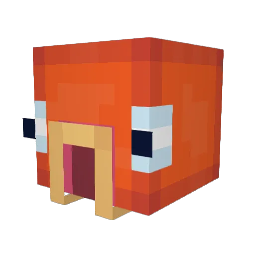 Euanh Minecraft avatar head, 3D render