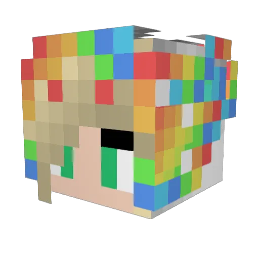 Eucalyptus_Oil Minecraft avatar head, 3D render