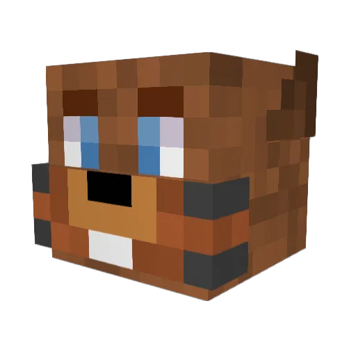 Eucratides1 Minecraft avatar head, 3D render
