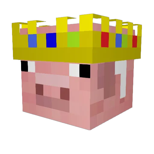 Eudog6913 Minecraft avatar head, 3D render