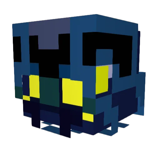Eudorax_ Minecraft avatar head, 3D render