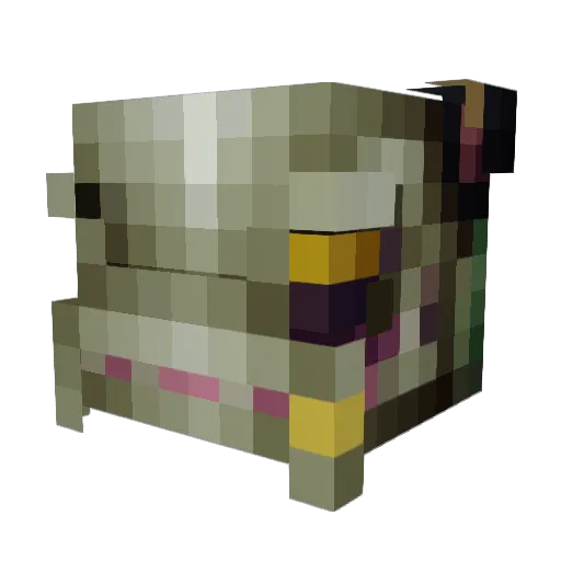 EudoxusC1 Minecraft avatar head, 3D render