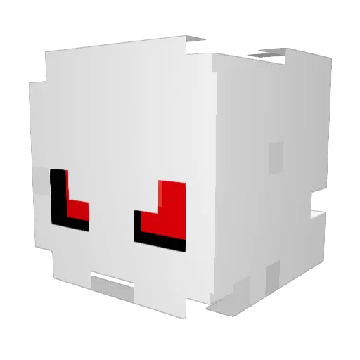 Eufory Minecraft avatar head, 3D render
