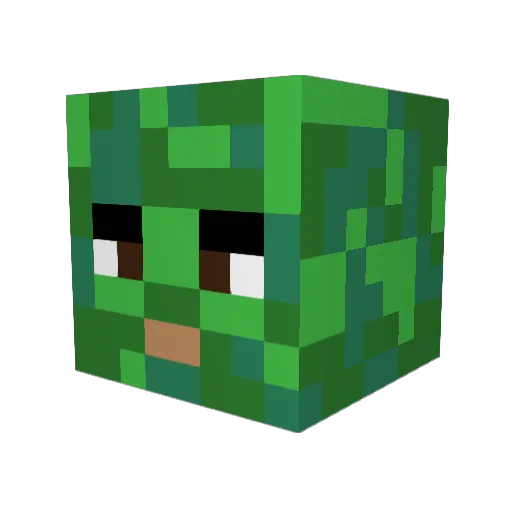 Eugen_Eners Minecraft avatar head, 3D render