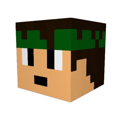 Eugene0617 Minecraft avatar head, 3D render