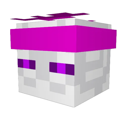 Eujeej Minecraft avatar head, 3D render
