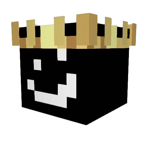 Eukuri Minecraft avatar head, 3D render