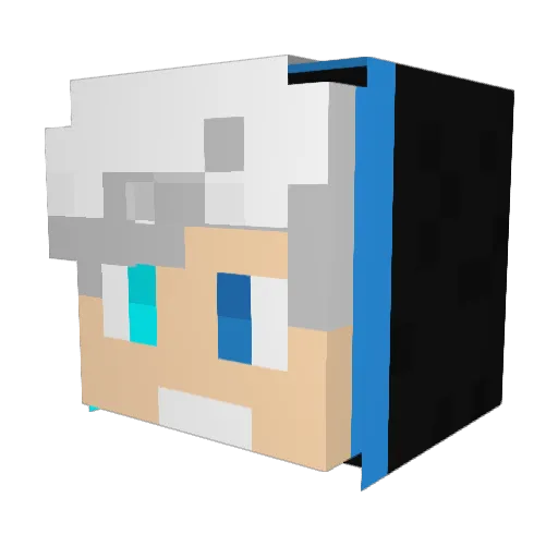 EulDjo Minecraft avatar head, 3D render