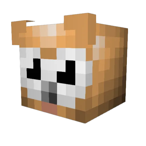 EulenMama76 Minecraft avatar head, 3D render
