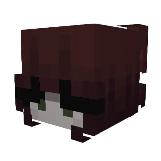 EumMa3 Minecraft avatar head, 3D render