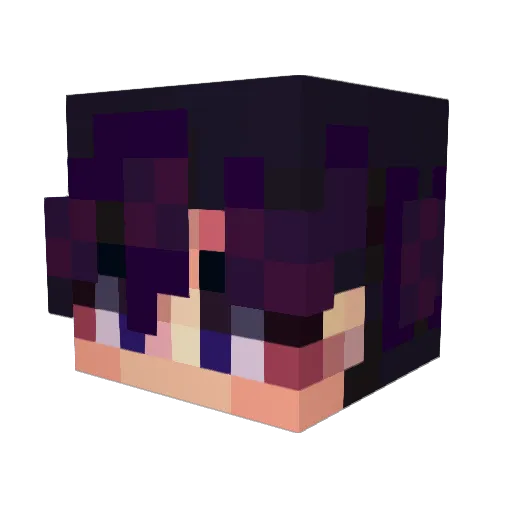 Eunasius Minecraft avatar head, 3D render