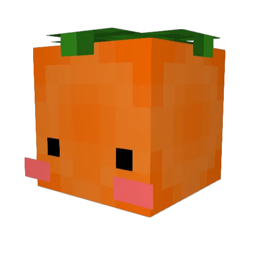 Eunji1049 Minecraft avatar head, 3D render