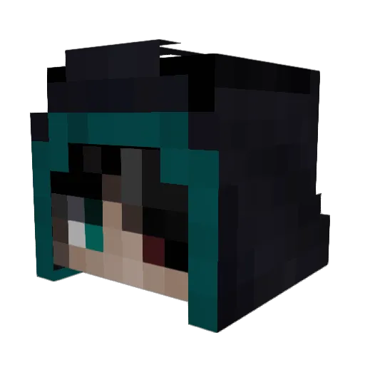 Eunkyunim Minecraft avatar head, 3D render