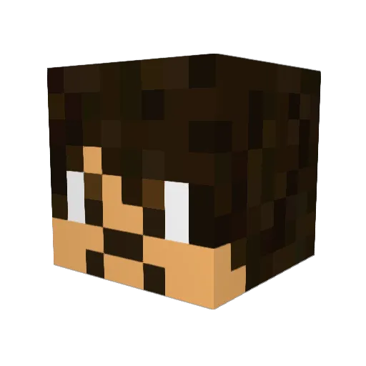 EupatoriuM Minecraft avatar head, 3D render