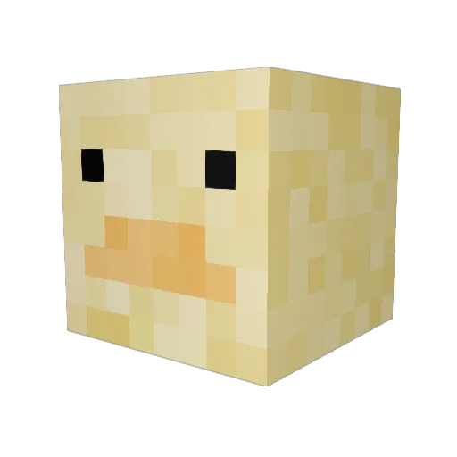 Euphonic_Maestro Minecraft avatar head, 3D render