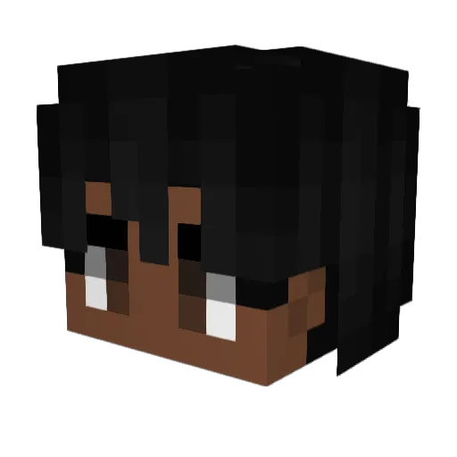 EuphoricMiracle Minecraft avatar head, 3D render