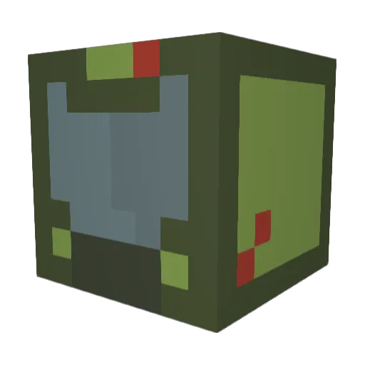 Euphy99 Minecraft avatar head, 3D render
