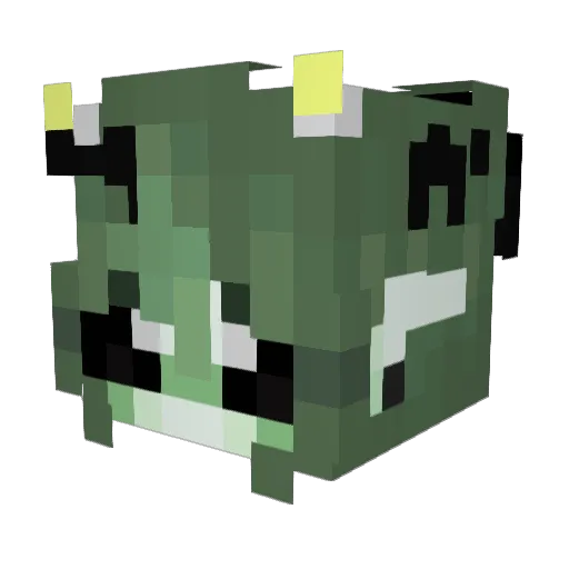 Euqinixx Minecraft avatar head, 3D render