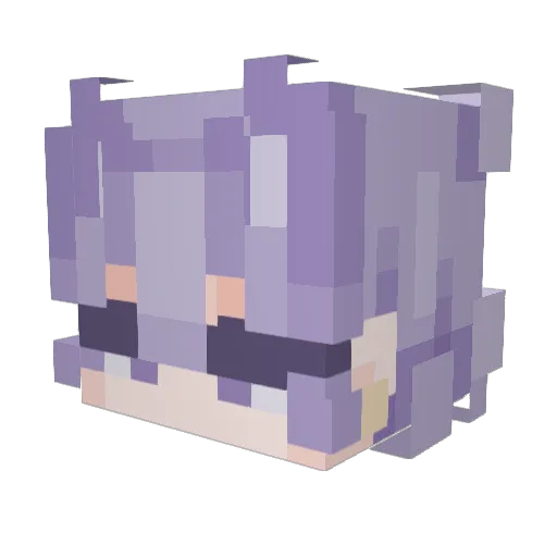 EuqinoxBrando Minecraft avatar head, 3D render