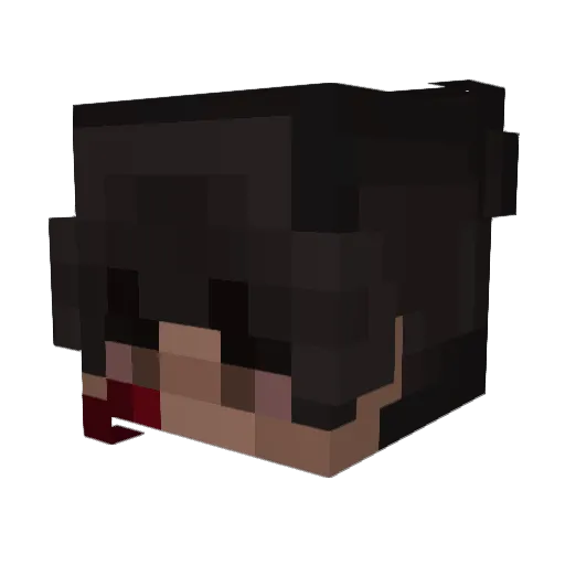 EuroConnected Minecraft avatar head, 3D render