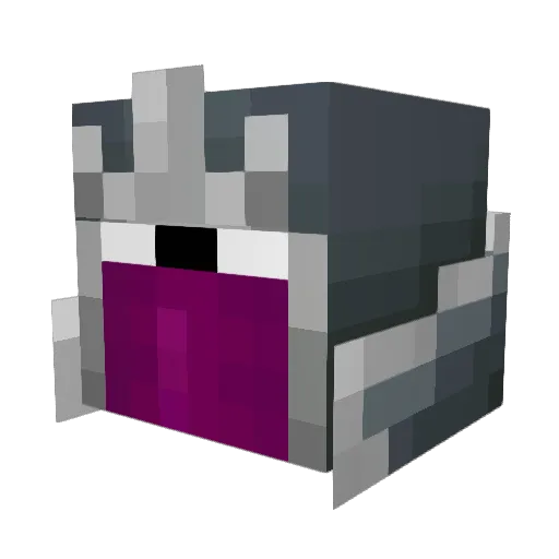 EuropeGang Minecraft avatar head, 3D render