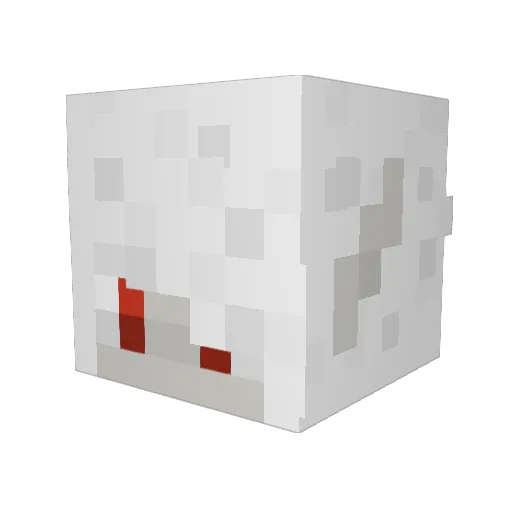 Eusoubolo Minecraft avatar head, 3D render