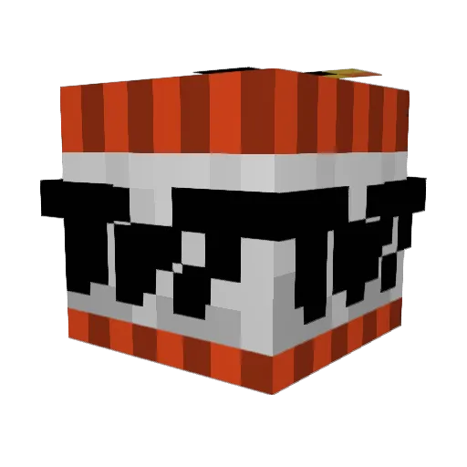 EutopiaFang Minecraft avatar head, 3D render