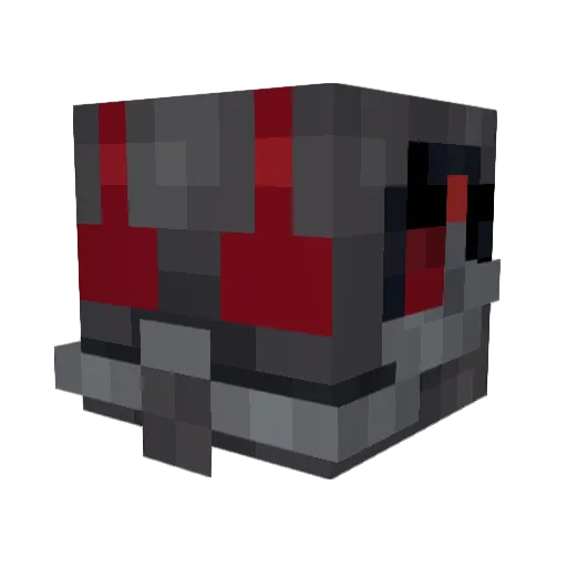 Euwph Minecraft avatar head, 3D render