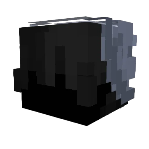 Euxray95 Minecraft avatar head, 3D render