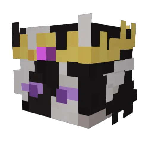 Ev3DT Minecraft avatar head, 3D render
