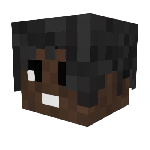 EvEonlineisLife Minecraft avatar head, 3D render