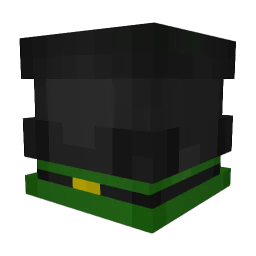 EvaWno Minecraft avatar head, 3D render