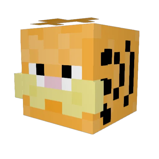 Eva_the_MCplayer Minecraft avatar head, 3D render