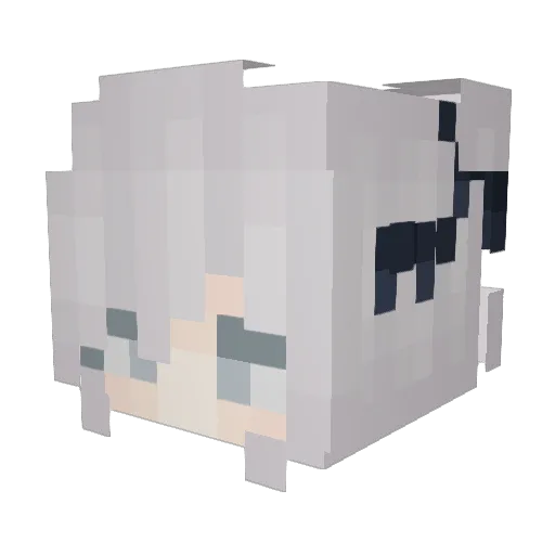 EvadeTap Minecraft avatar head, 3D render