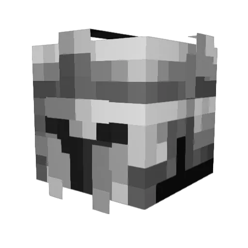 Evaisthebest67 Minecraft avatar head, 3D render