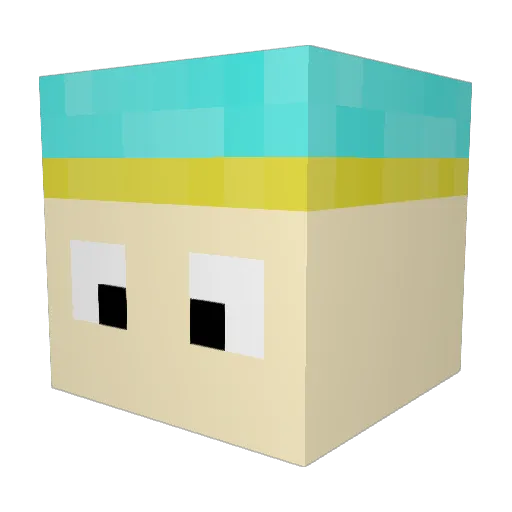 Evan12345678 Minecraft avatar head, 3D render