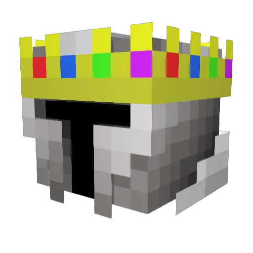 EvanB135 Minecraft avatar head, 3D render
