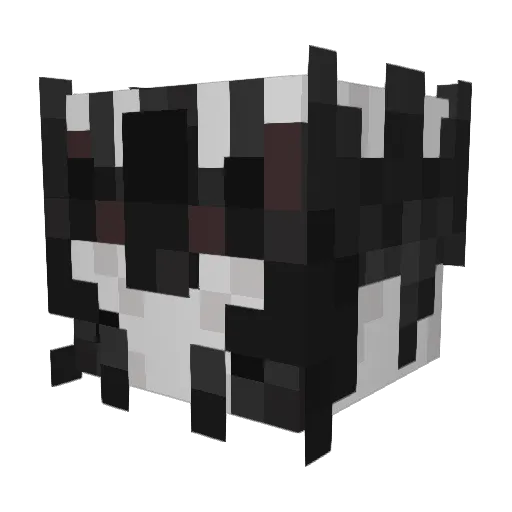 EvanK1960 Minecraft avatar head, 3D render