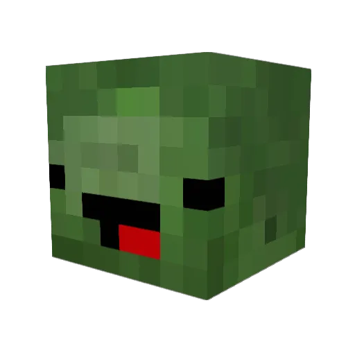 EvanMo226 Minecraft avatar head, 3D render