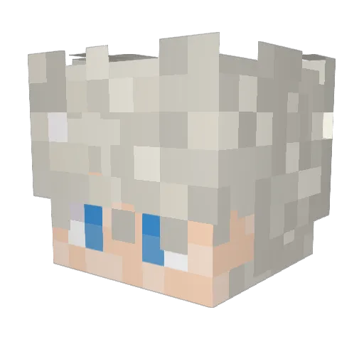 EvanRunnerDev Minecraft avatar head, 3D render