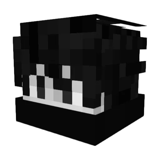 EvanSo Minecraft avatar head, 3D render