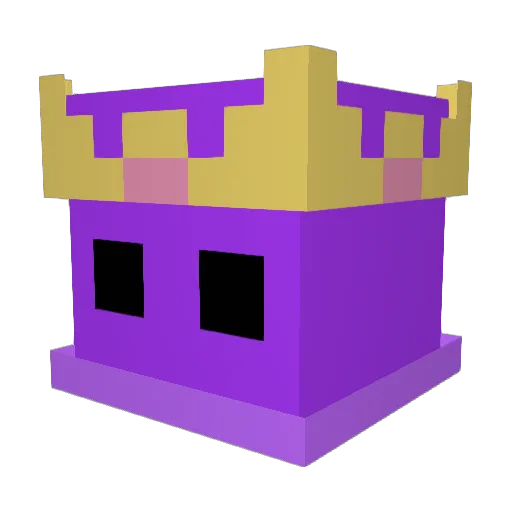 EvanTheDelayed Minecraft avatar head, 3D render